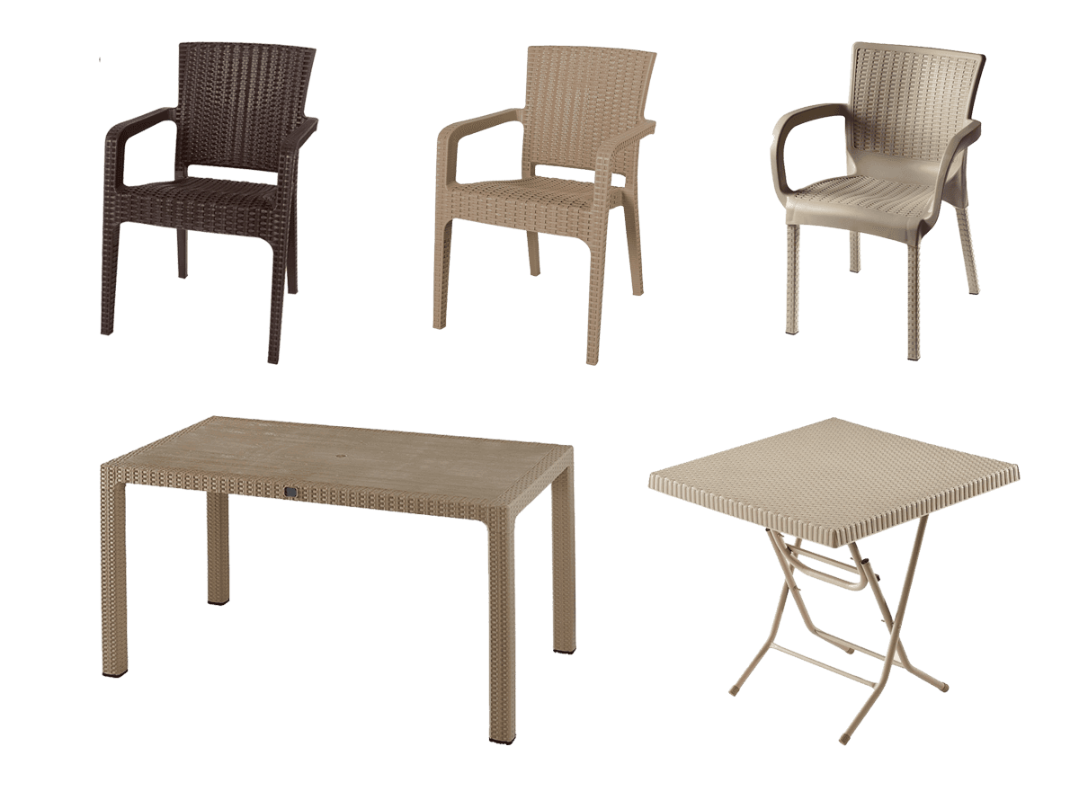 Plastik masa, sandalye